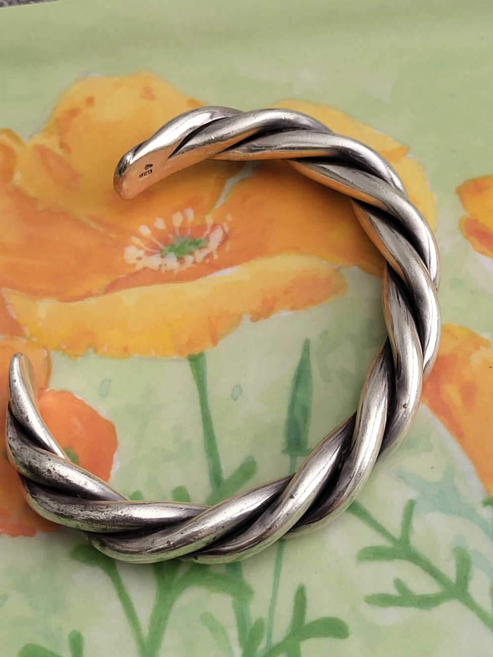 Silpada Sterling Silver Braided Cuff Bracelet